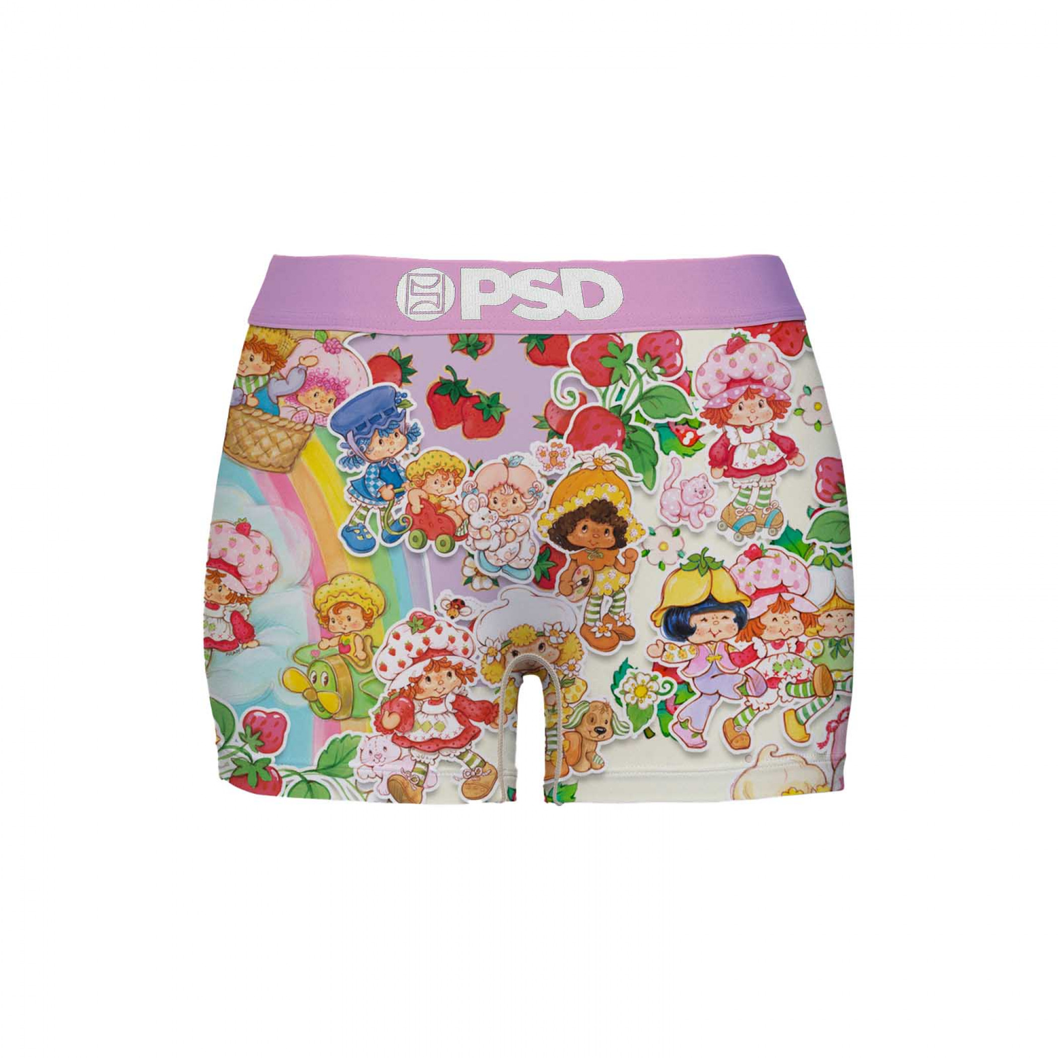 Strawberry Shortcake Vintage Collage PSD Boy Shorts Underwear